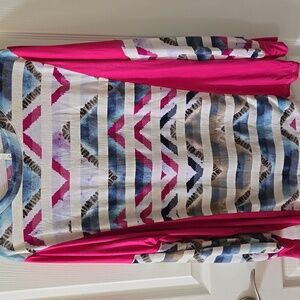 Celeste Multicolor Patterned Fabric